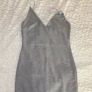 Windsor Strapless Silver Dress